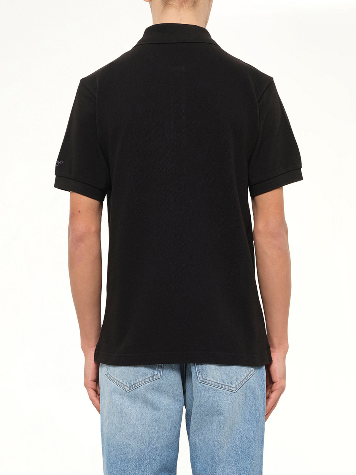 Gots Kenzo Jumping Tiger Slim Polo in Black