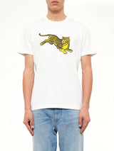 Gots Kenzo Jumping Tiger Slim T-Shirt in Off White