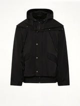 Hooded Track Jacket in Black