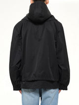 Hooded Track Jacket in Black