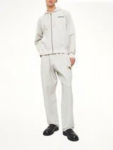 Kenzo Jumping Tiger Classic Zip Up Hoodie in Pale Grey