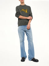 Kenzo Jumping Tiger Jumper in Dark Khaki