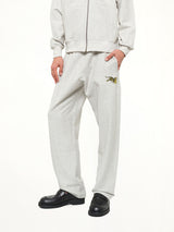 Kenzo Jumping Tiger Straight Jog Pants in Pale Grey