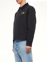Kenzo Jumping Tiger Zipped Coach Jacket in Black