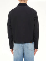 Kenzo Jumping Tiger Zipped Coach Jacket in Black