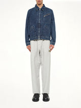 Kenzo Signature Utility Jacket in Medium Stone Blue