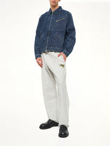 Kenzo Signature Utility Jacket in Medium Stone Blue