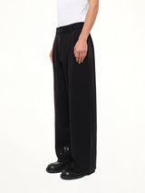 Knitted Cat Burglar Trousers in Black