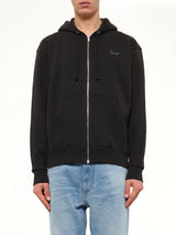 Signature Classic Zip Up Hoodie in Black