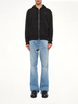Signature Classic Zip Up Hoodie in Black