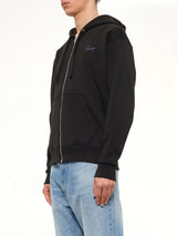 Signature Classic Zip Up Hoodie in Black