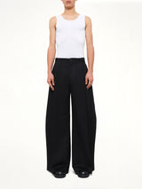 Tailoring Wool Wide Pant in Black