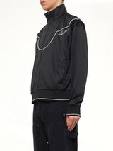 Western Track Jacket in Black