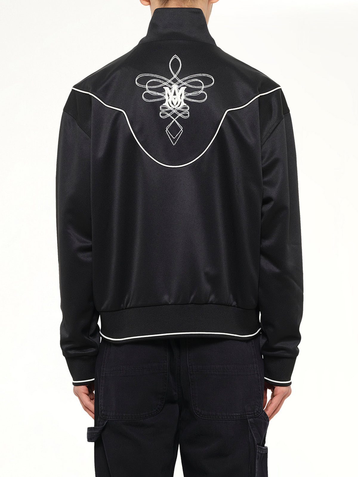 Western Track Jacket in Black