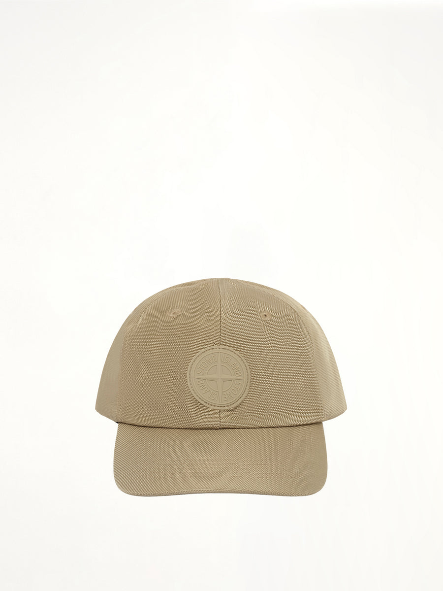 9100014 Nylon Baseball Cap in Biscuit