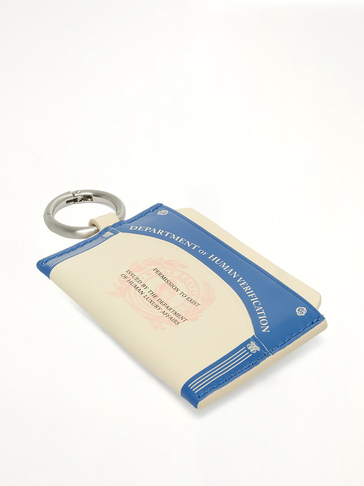 Human Verification Wallet in Royal Blue/White