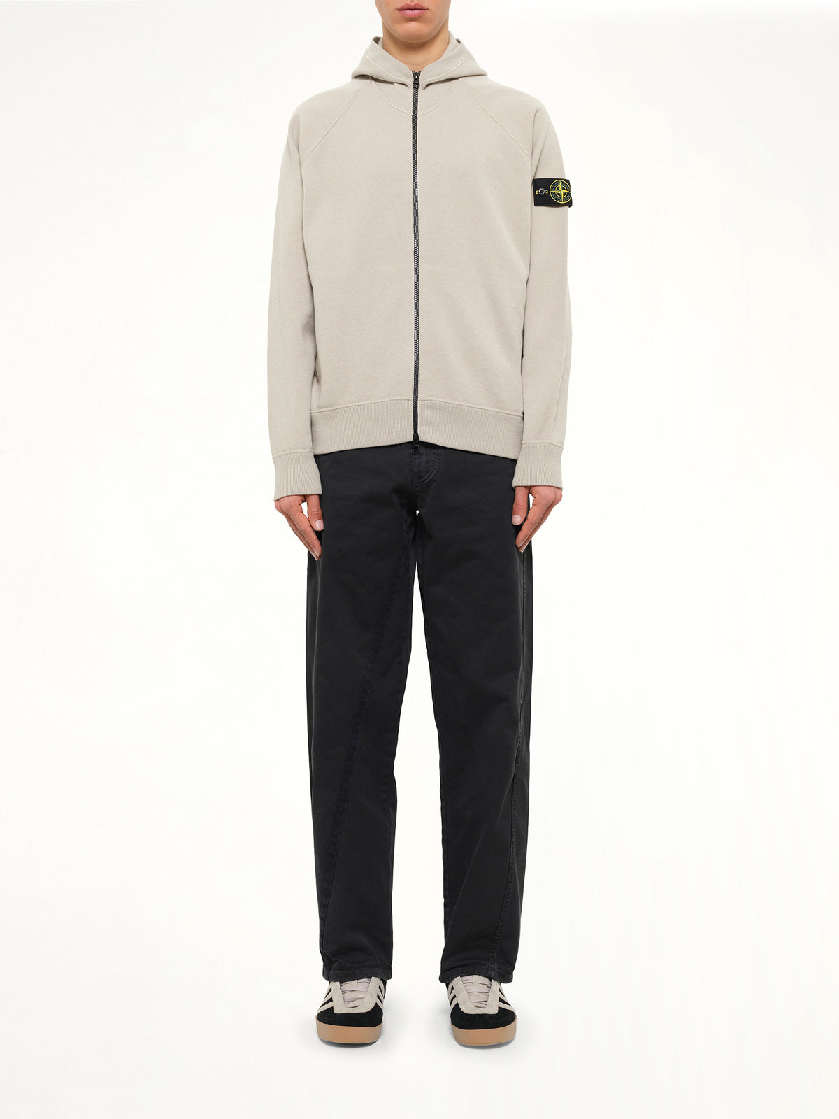 5100062 Wool Hoodie in Sand