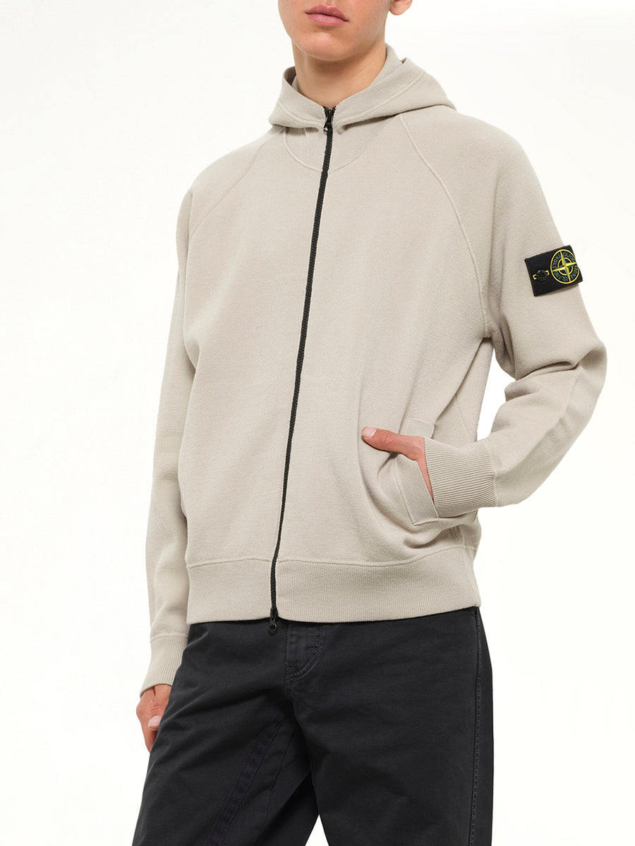 5100062 Wool Hoodie in Sand