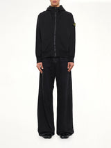 6100009 Organic Cotton Hoodie in Black