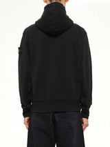 6100009 Organic Cotton Hoodie in Black