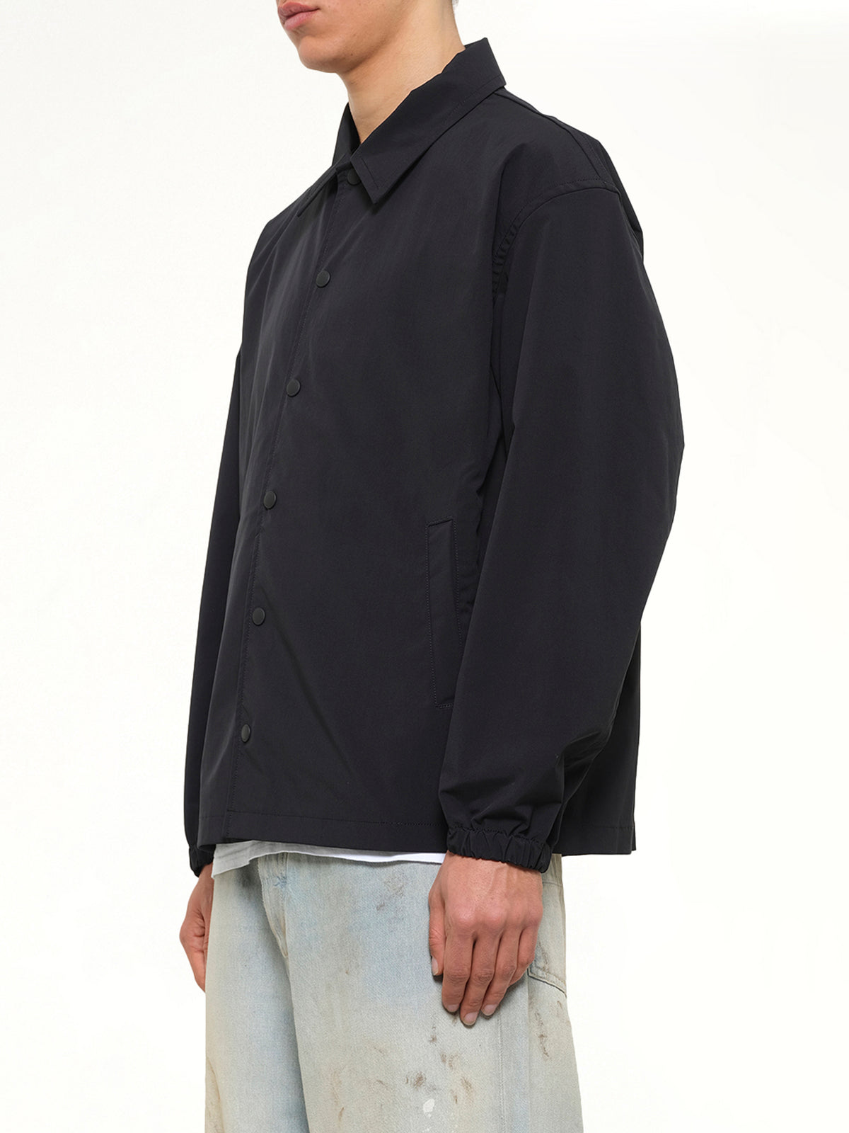Blur Coach Jacket in Black