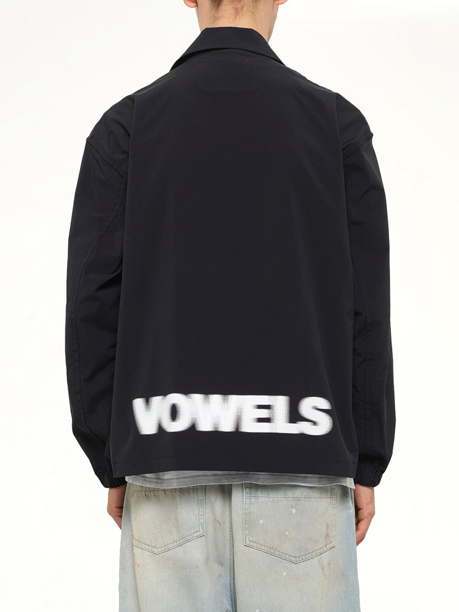 Blur Coach Jacket in Black