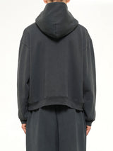 Chavarria Community Center Shrunken Hoodie in Pirate Black