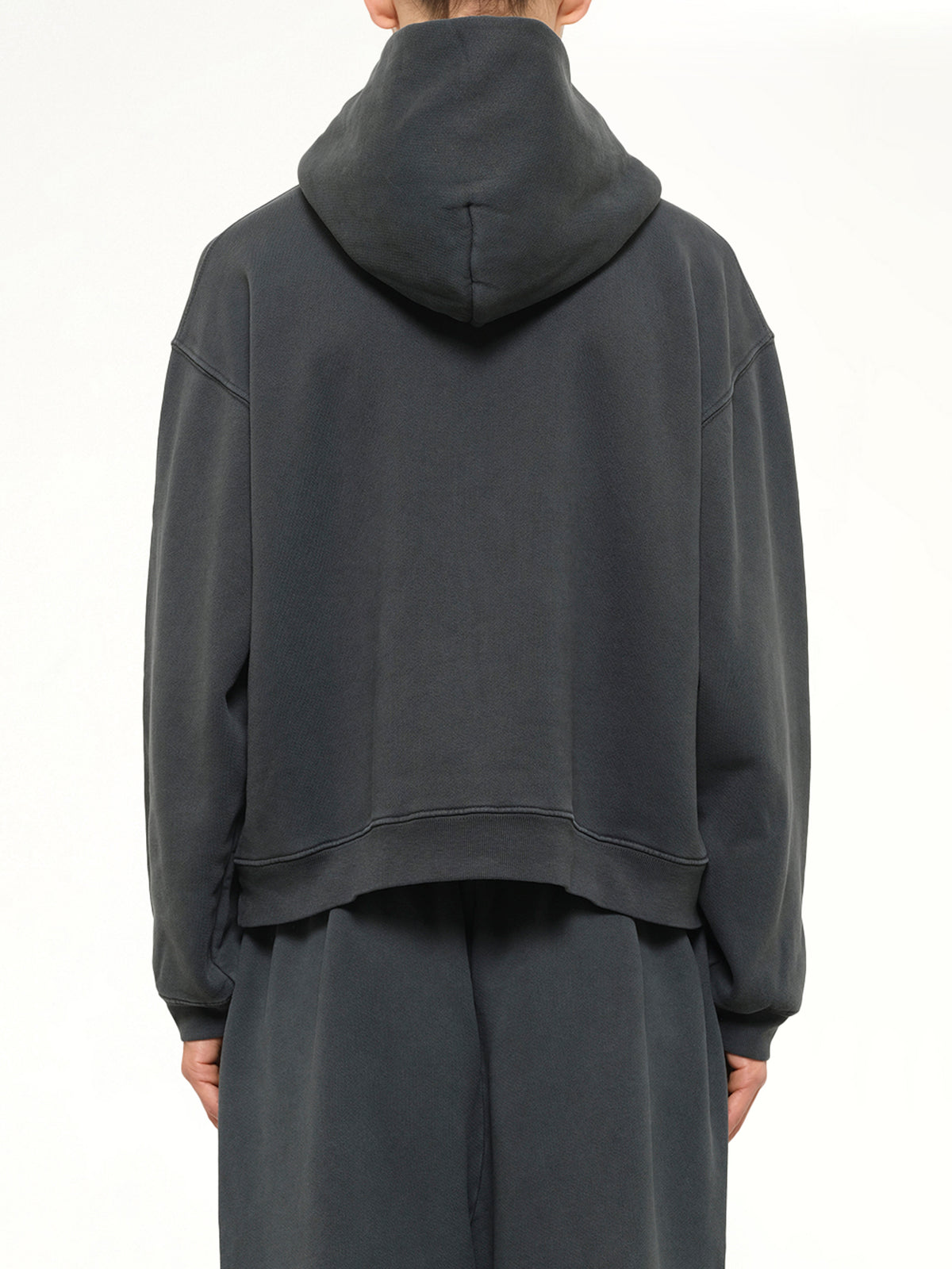 Chavarria Community Center Shrunken Hoodie in Pirate Black