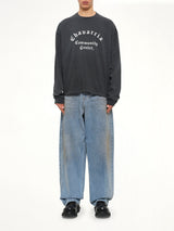 Community Center LS Buffalo T-Shirt in Black