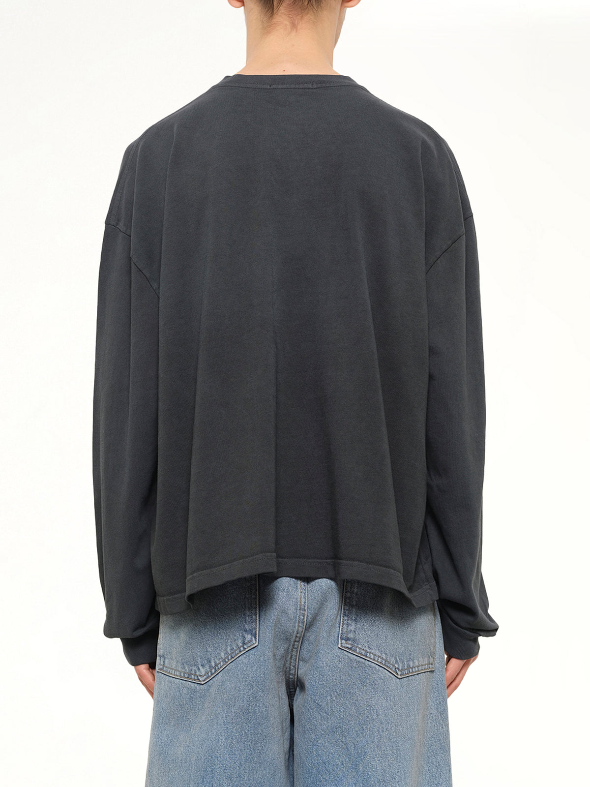 Community Center LS Buffalo T-Shirt in Black
