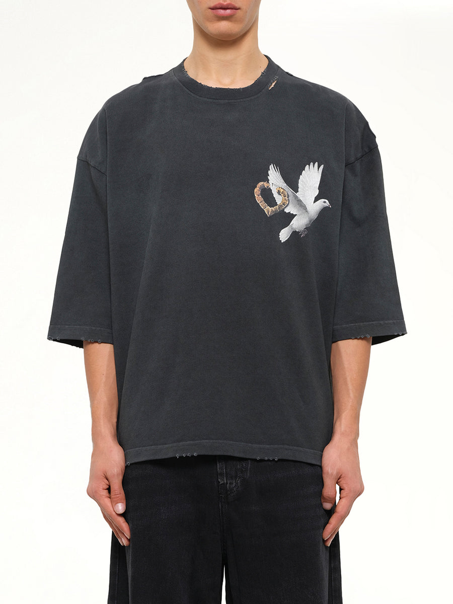 El Movimiento Buffalo T-Shirt in Pirate Black