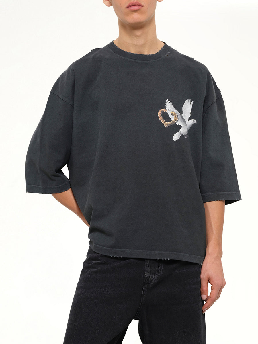 El Movimiento Buffalo T-Shirt in Pirate Black