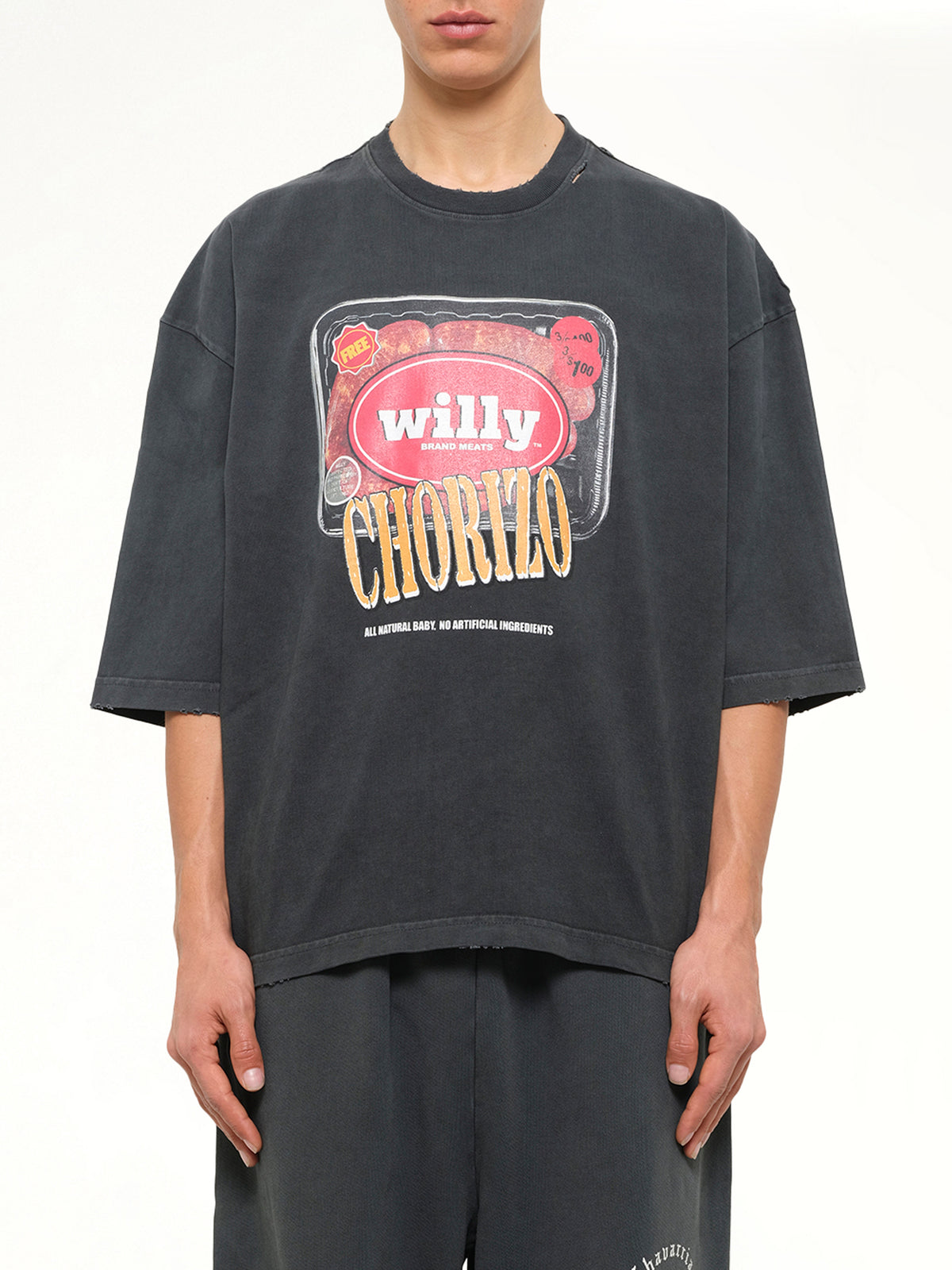 Especial Chorizo Buffalo T-Shirt in Pirate Black