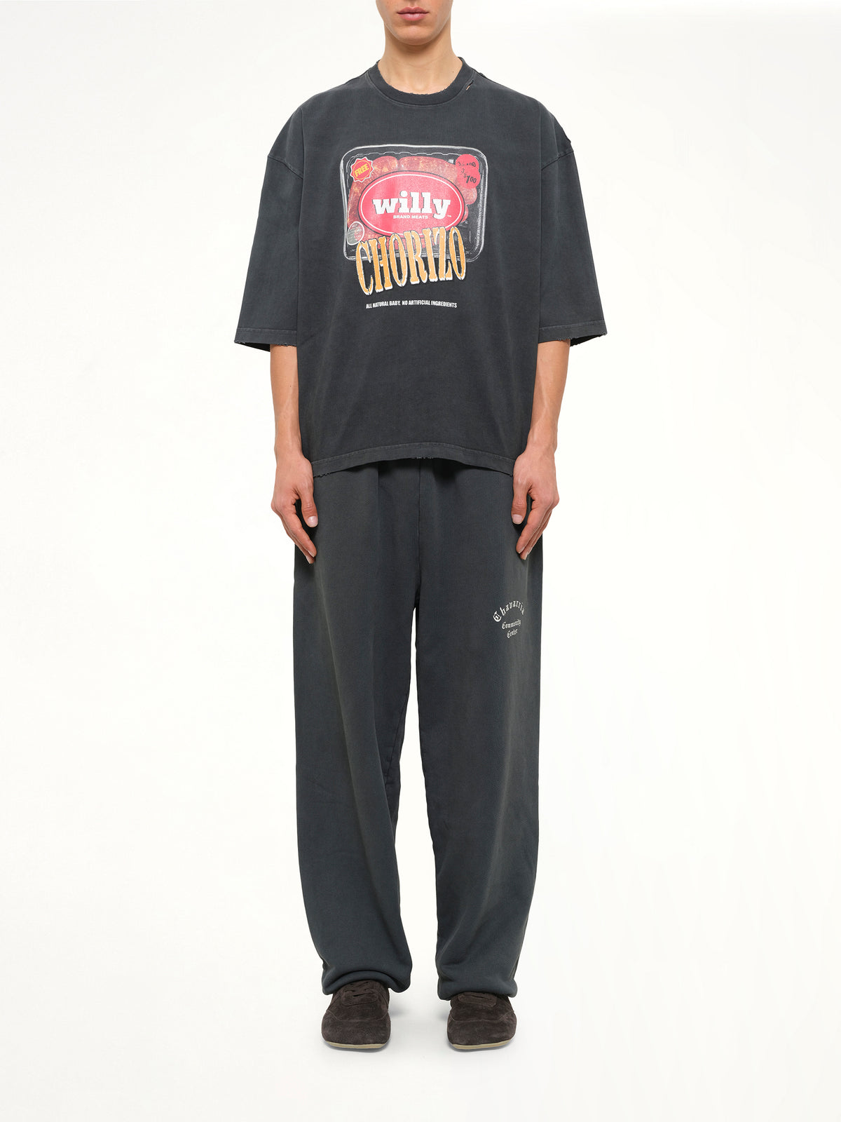 Especial Chorizo Buffalo T-Shirt in Pirate Black