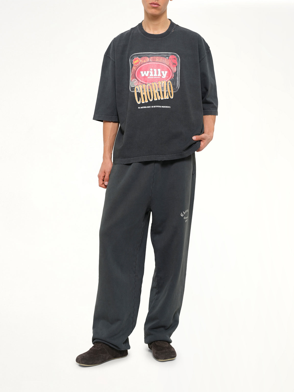 Especial Chorizo Buffalo T-Shirt in Pirate Black