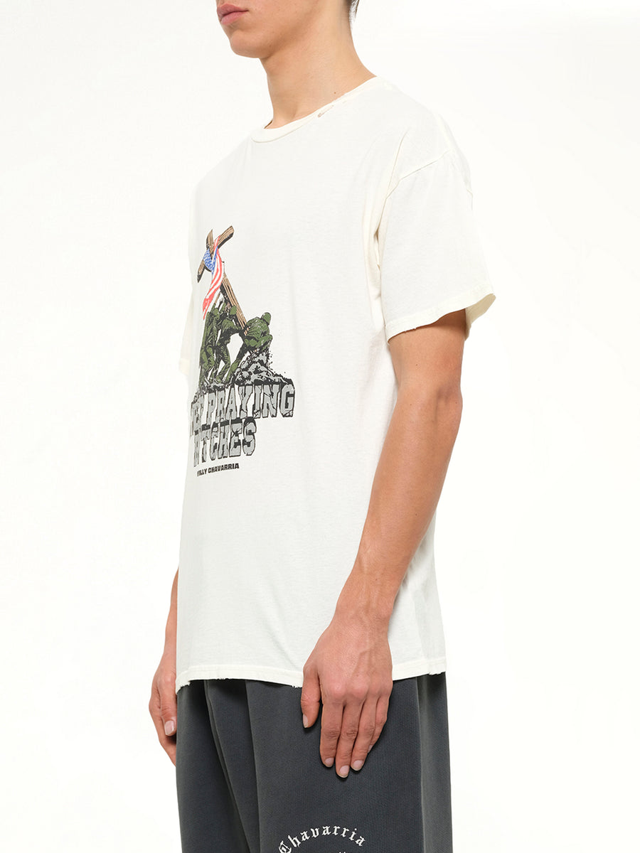 Keep Praying Bitches Easy T-Shirt in Masa