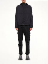 Q100020 Ultra Light Nylon Stretch Jacket in Black