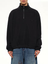 Quarter Zip in Black