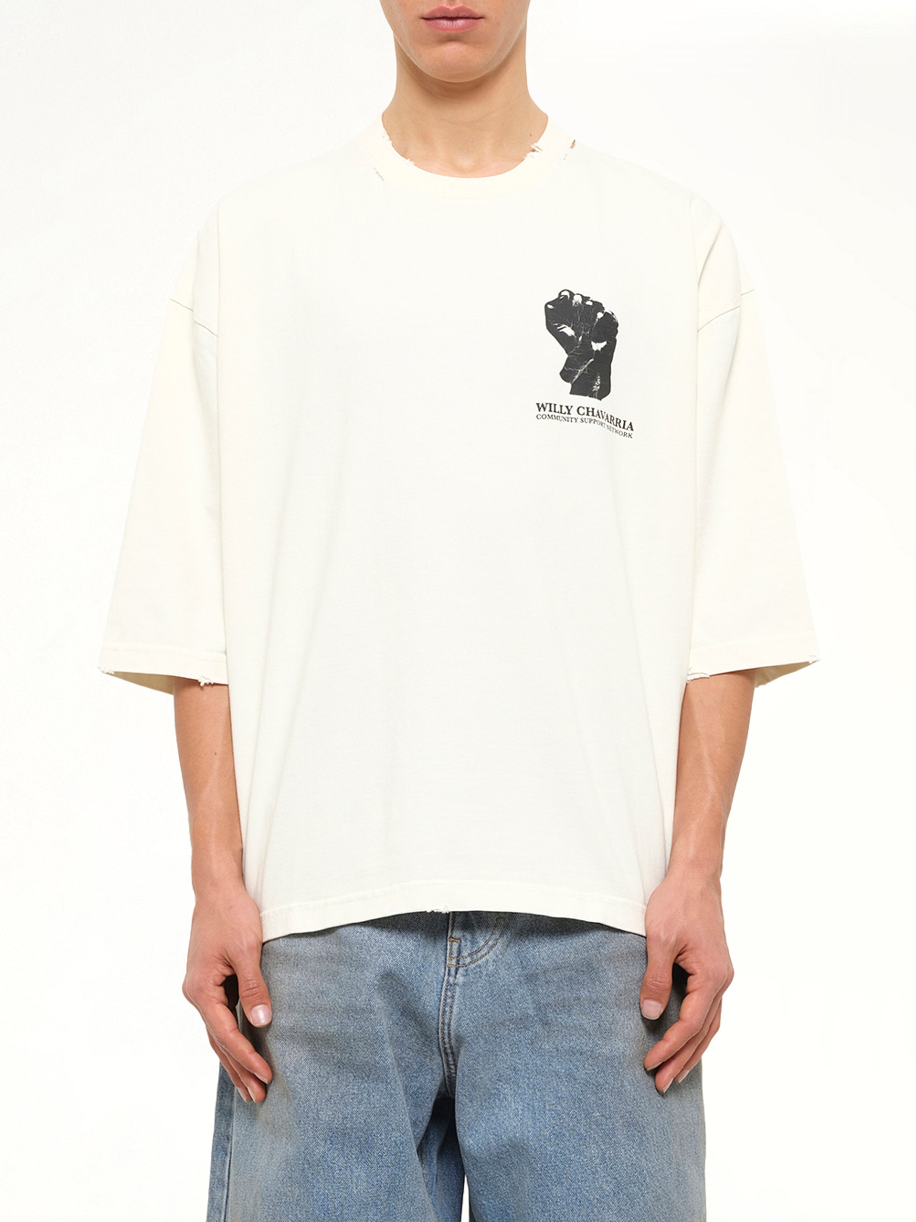 Resist,Persist,Exist Buffalo T-Shirt in Masa