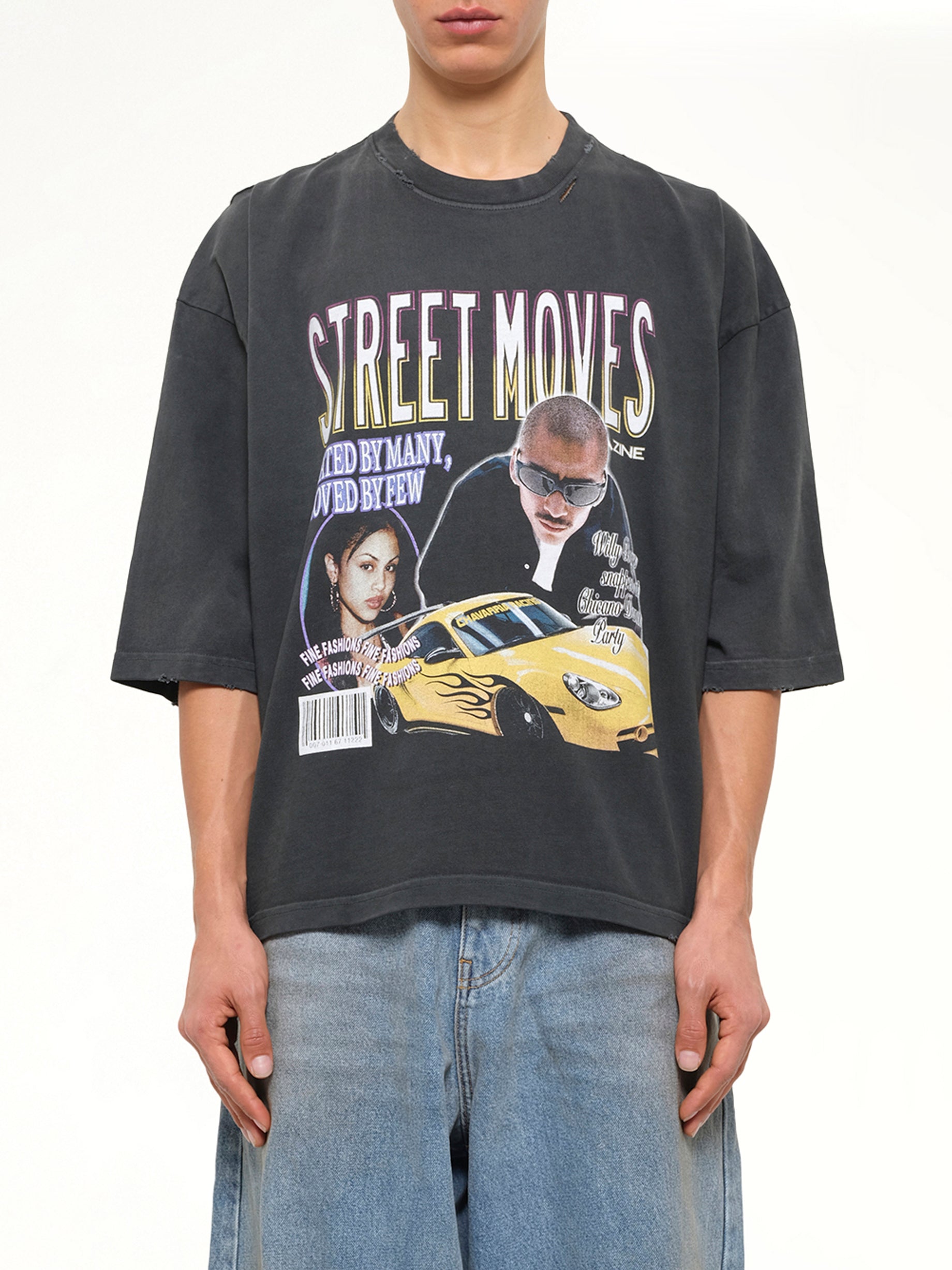 Street Moves Buffalo T-Shirt in Black Beauty