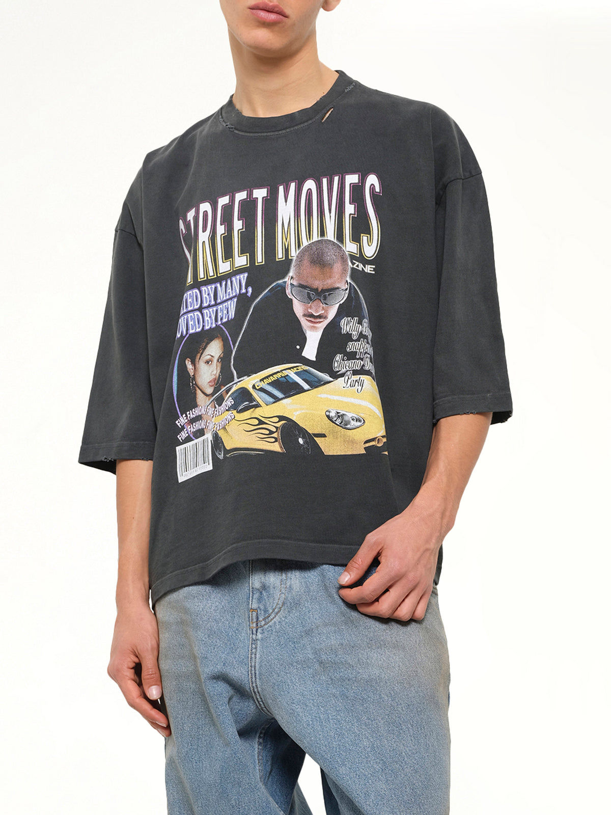 Street Moves Buffalo T-Shirt in Black Beauty