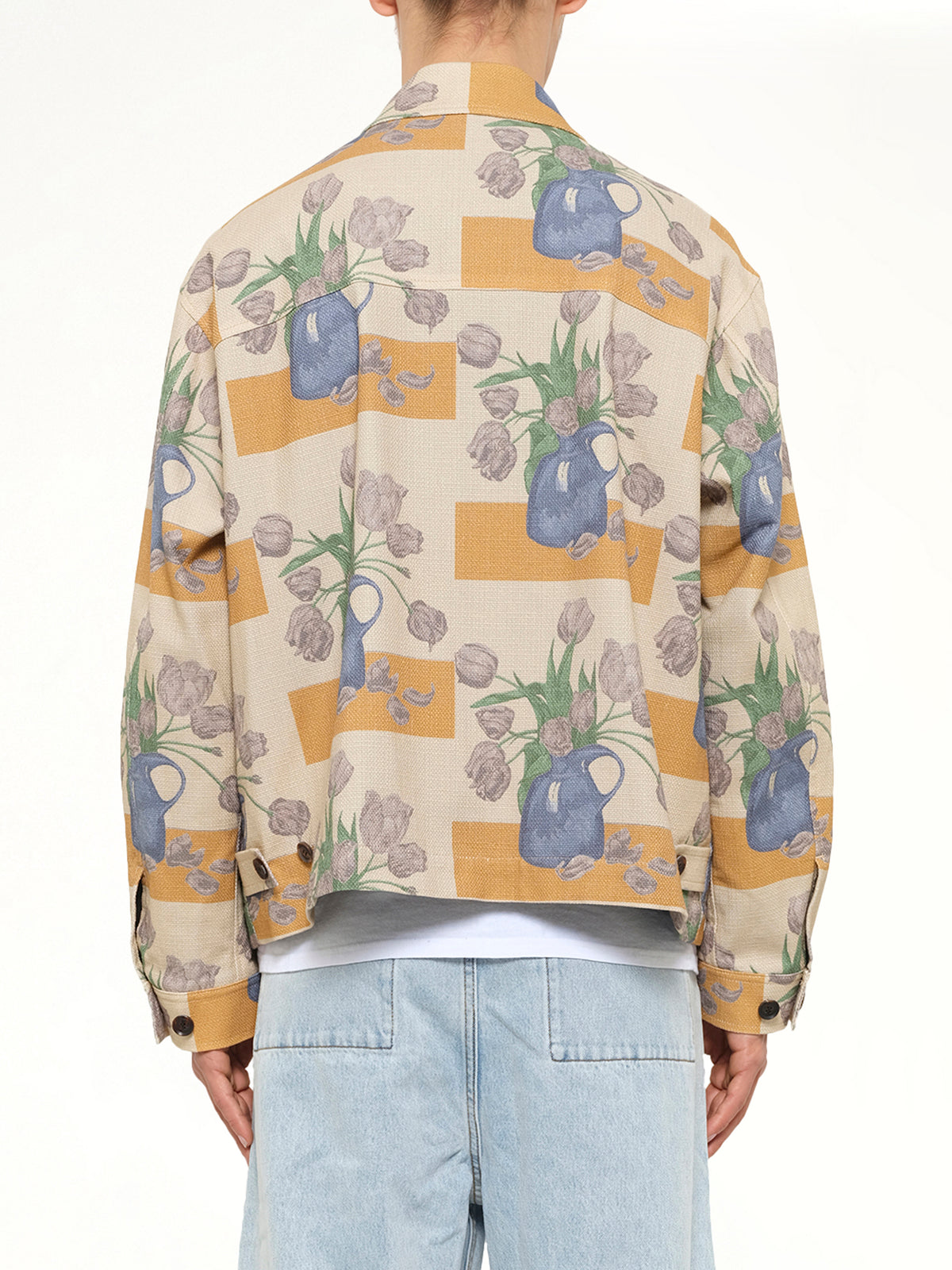 Zip Up Jacket in Tulip