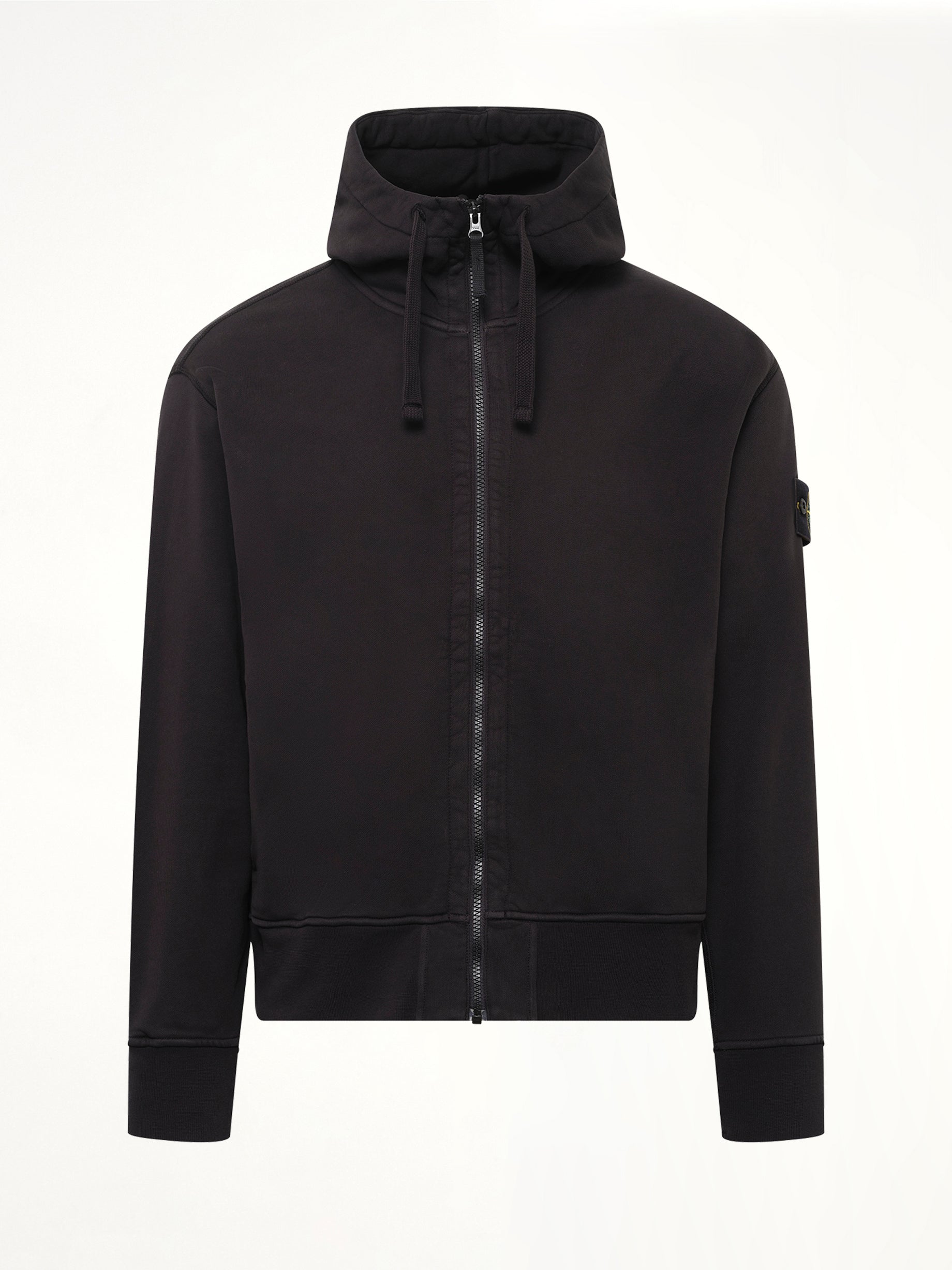 6100009 Organic Cotton Hoodie in Black