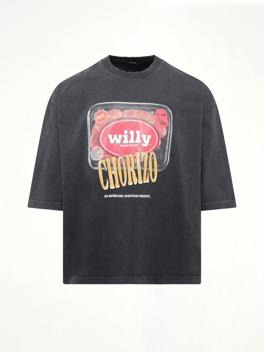 Especial Chorizo Buffalo T-Shirt in Pirate Black