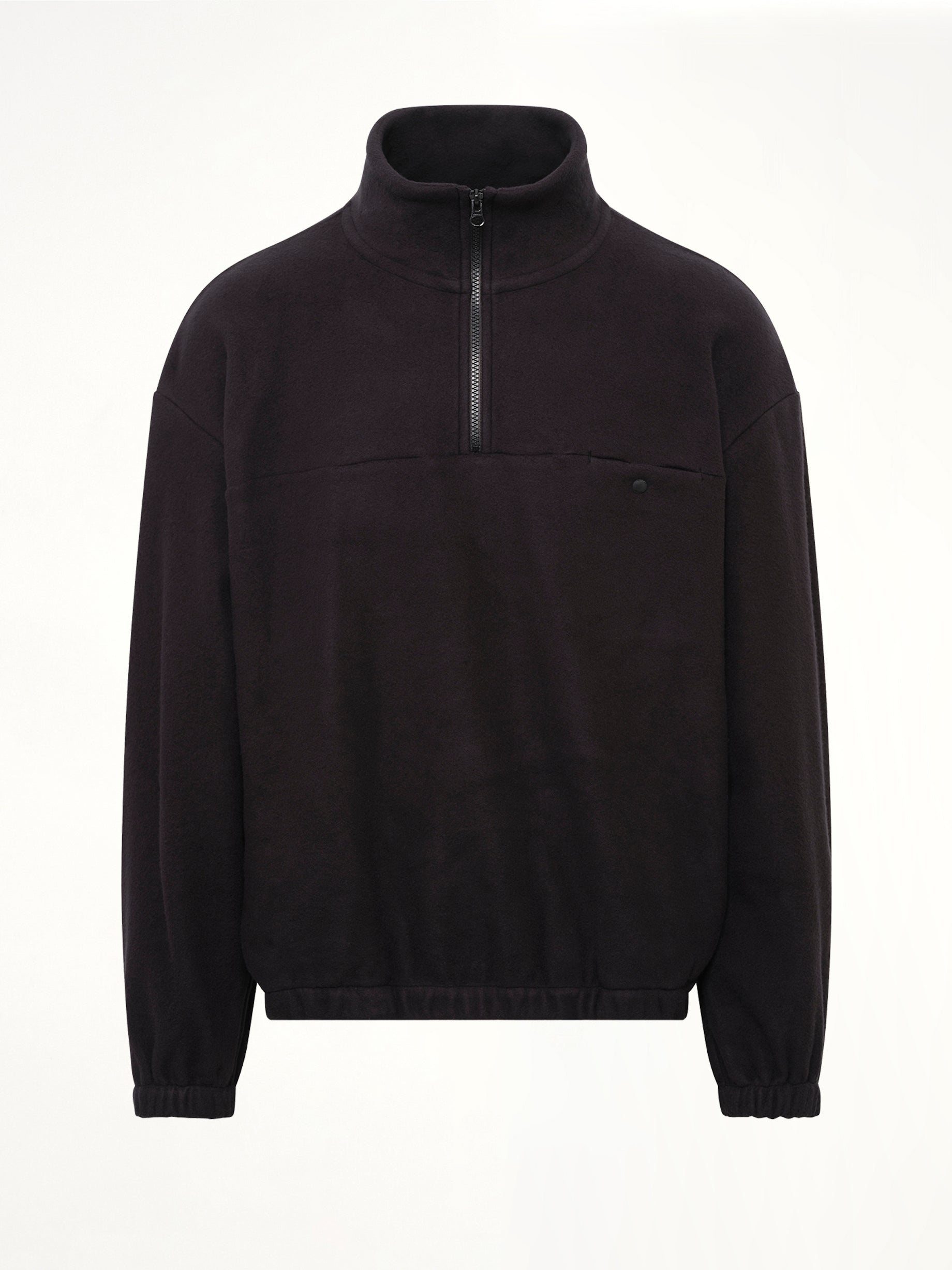 Quarter Zip in Black