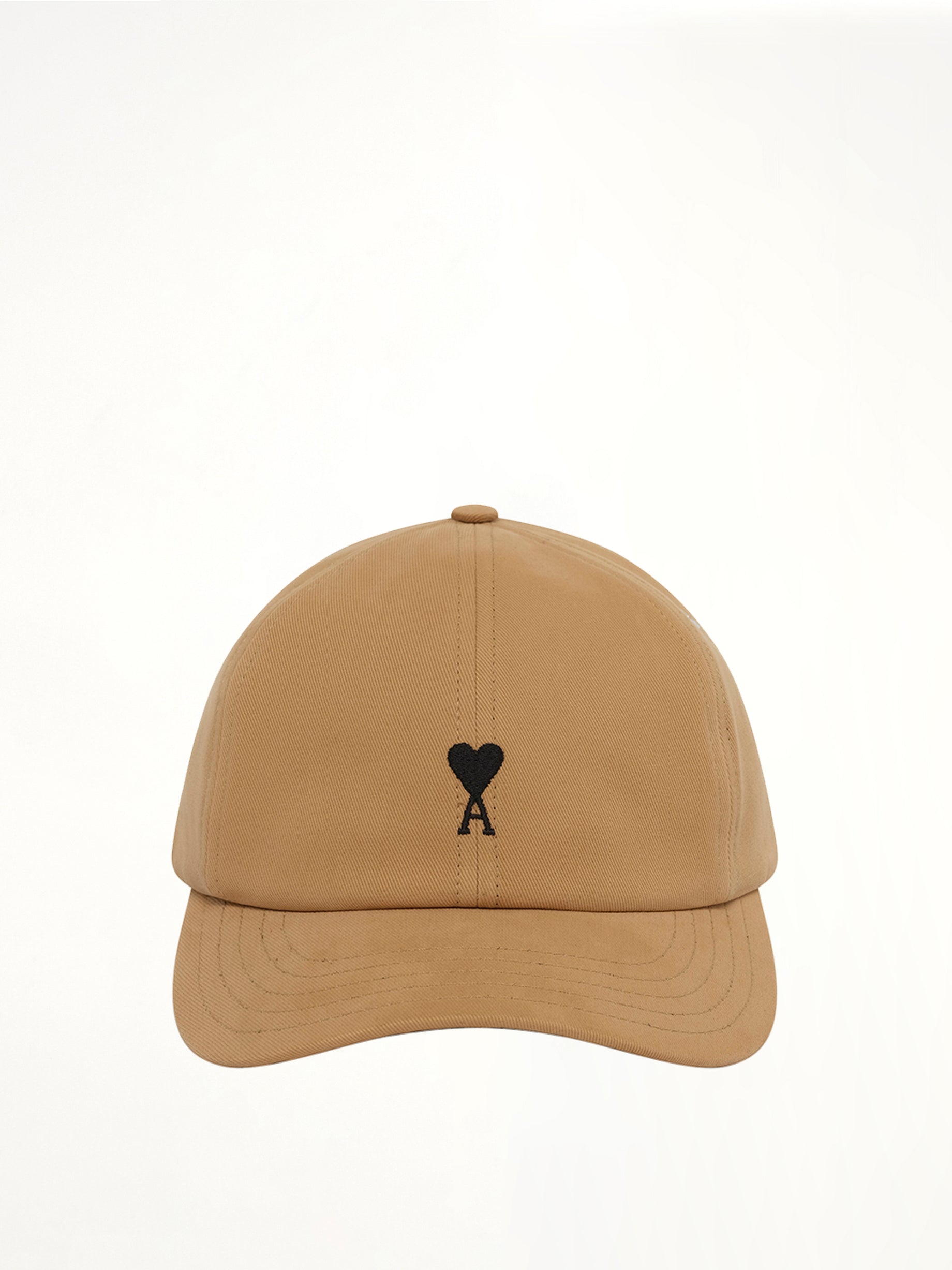Ami De Coeur Embroidery Cap in Light Beige