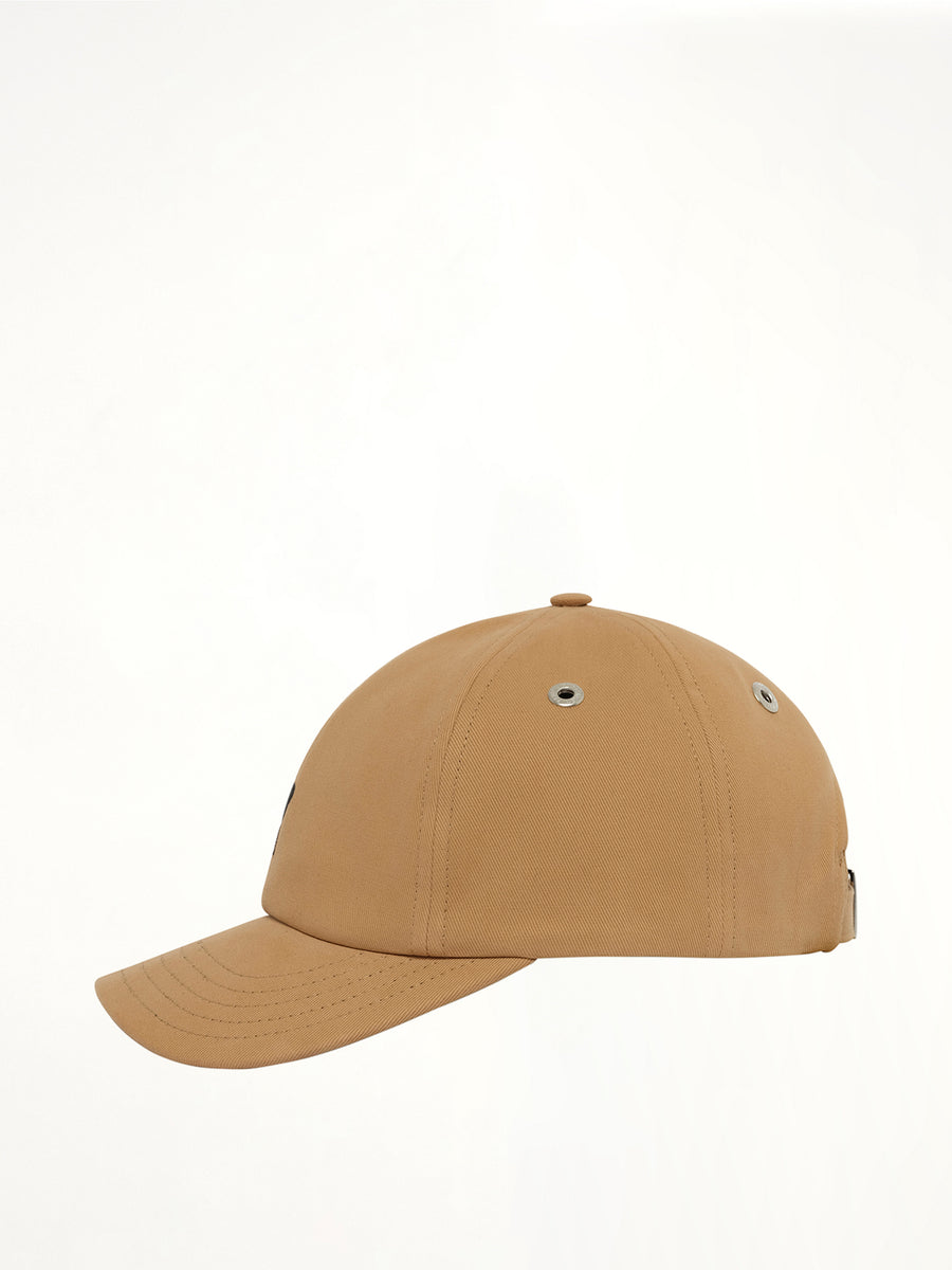 Ami De Coeur Embroidery Cap in Light Beige