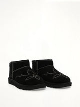 Classic Ultra Mini Western Boots in Black