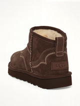 Classic Ultra Mini Western Boots in Burnt Cedar
