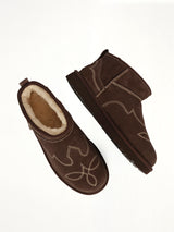 Classic Ultra Mini Western Boots in Burnt Cedar